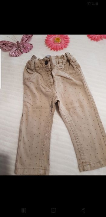 Pantalon bébé taille 12 mois