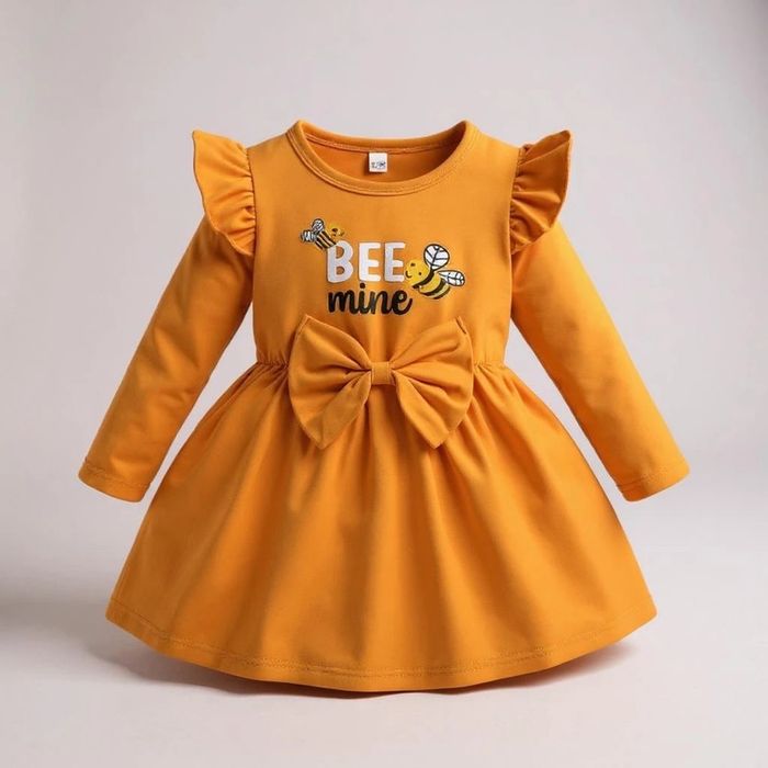 Robe motif abeille *Taille 24 mois .
