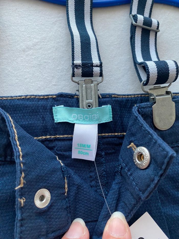 Lot 1 short neuf ajustable à la taille et 2 shorts TBE - Obaïbi, ZARA et autre - 18 mois - photo numéro 3