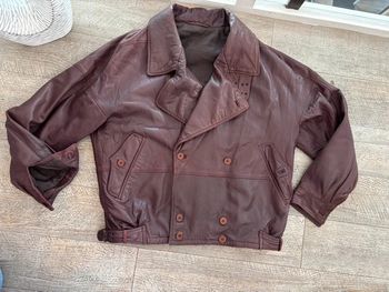 Manteau en cuir