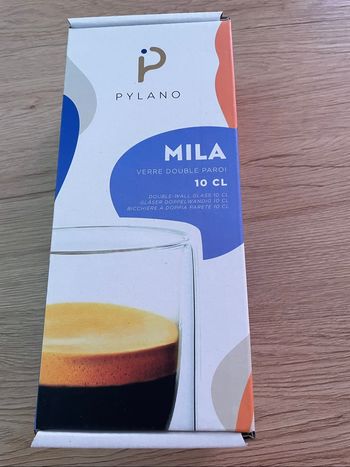 Verre a cafe double paroi mila pylano