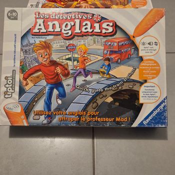 Jeu enfant interactif tiptoi l'anglais 