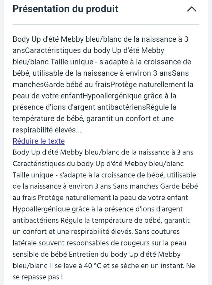 16 Bodys Mebby extensibles - photo numéro 5