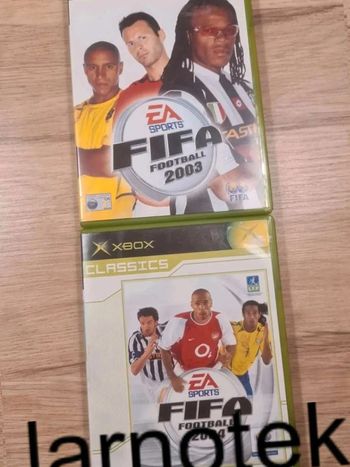 Fifa  2003  +  2004  xbox  complet