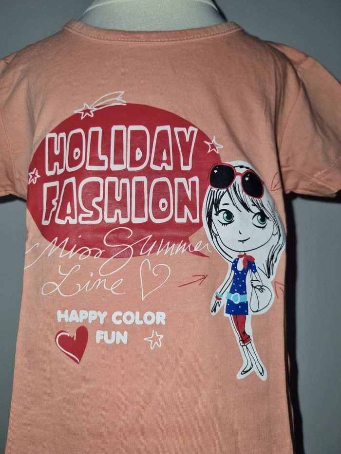 T-shirt orange Tissaia 4 ans - photo numéro 2