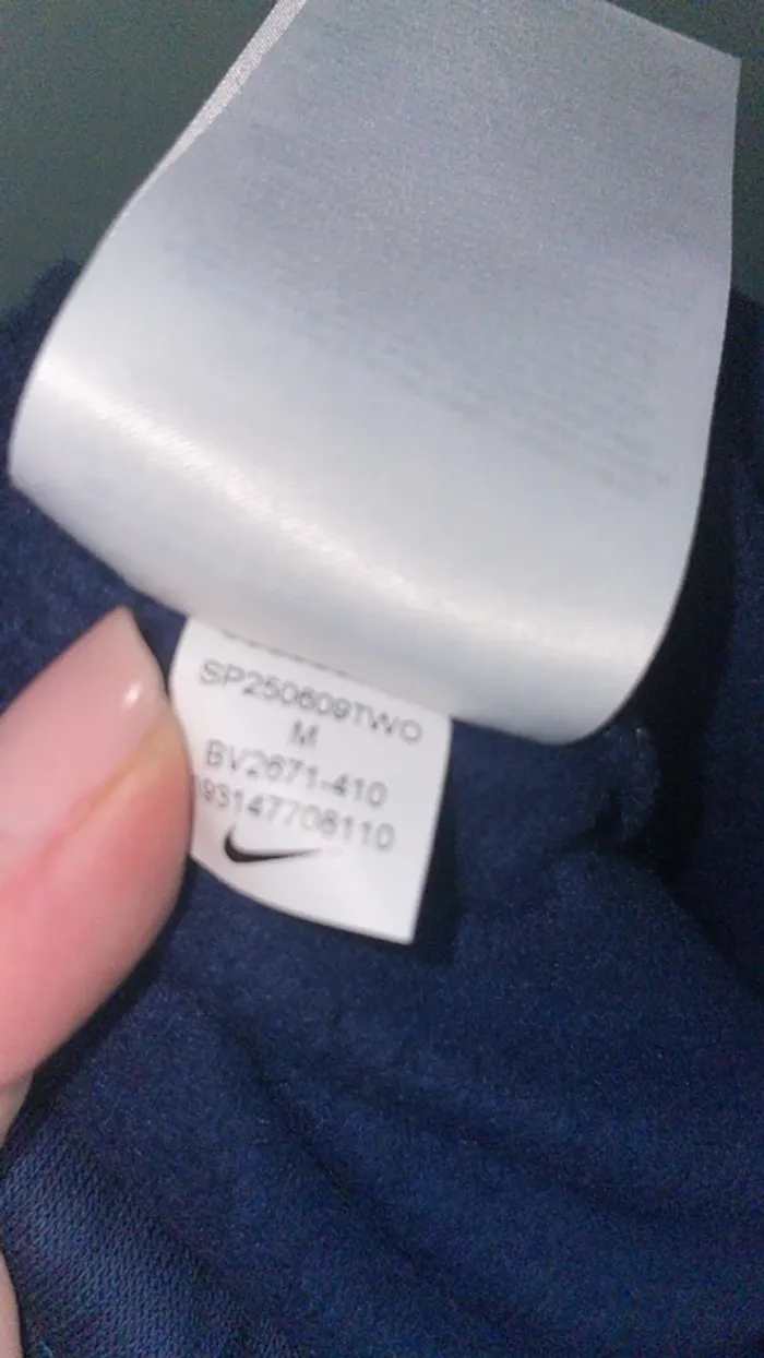 Jogging / Pantalon de survêtement Nike bleu marine, taille M, neuf - photo numéro 9