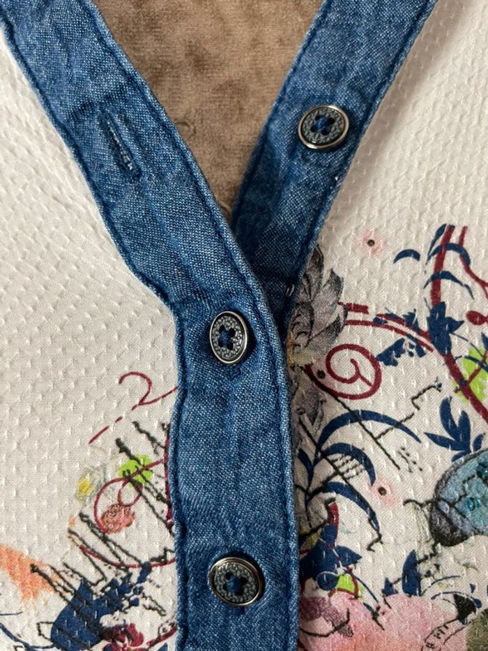 Magnifique tunique fluide Desigual – Femme – Taille L – Imprimés originaux & coupe ample - photo numéro 6