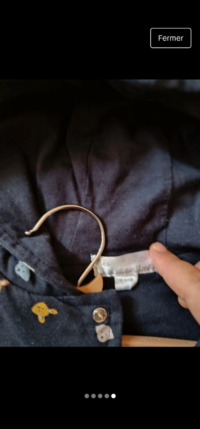Très belle veste à capuche bébé garçon - photo numéro 5