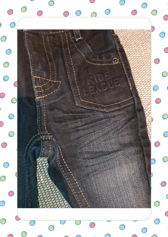 Jeans slim fit bleu foncé - photo numéro 2