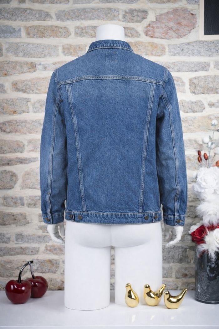 Veste en jeans bleu denim Homme/ Ado taille M marque River Island 🎸 - photo numéro 2