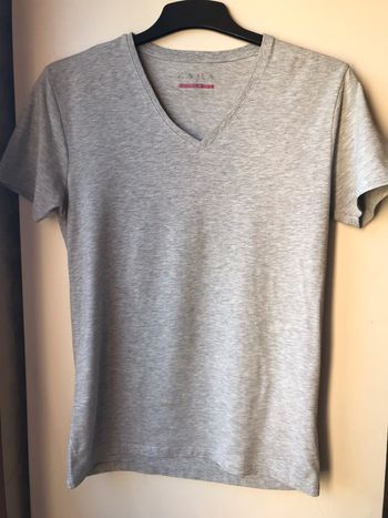 t-shirt gris Zara