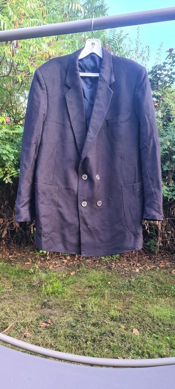 Veste Blazer taille 50 bleu marine classique   vintage