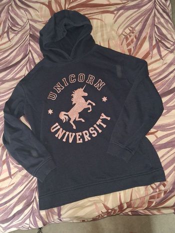 Sweat à capuche licorne