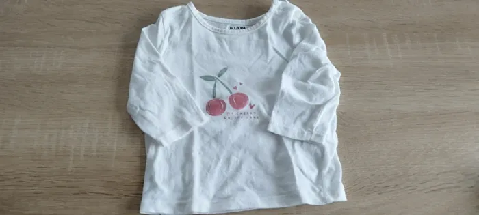 Lot 3 t-shirt bébé fille 3 mois kiabi - photo numéro 4
