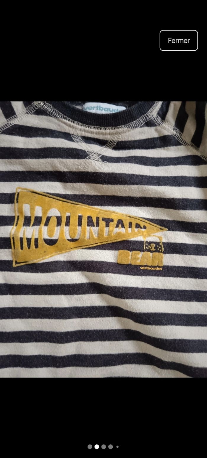 Pull rayé 12 mois 1 an - photo numéro 2