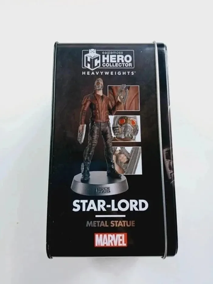 Hero Collector Eaglemoss Marvel Heavyweights Collection Star Lord Metal Statue - photo numéro 4