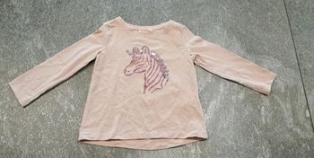T-shirt à manches longues bébé fille 2 ans comme neuf