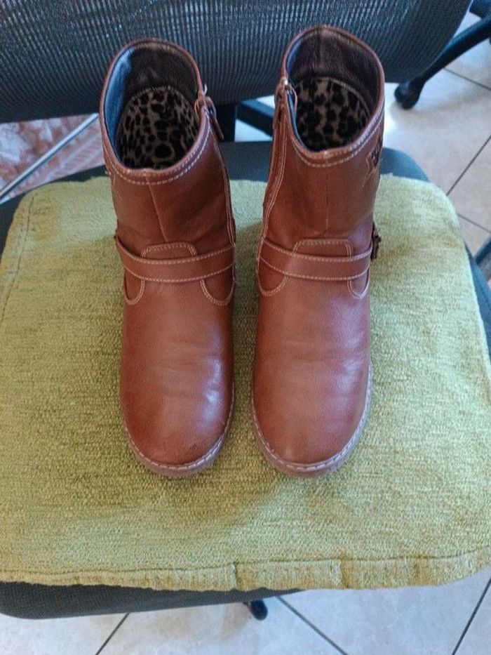 Bottines havane FPC 35