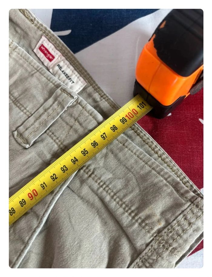 Pantalon cargo Wrangler taille 46 marron clair/ beige crème - photo numéro 16
