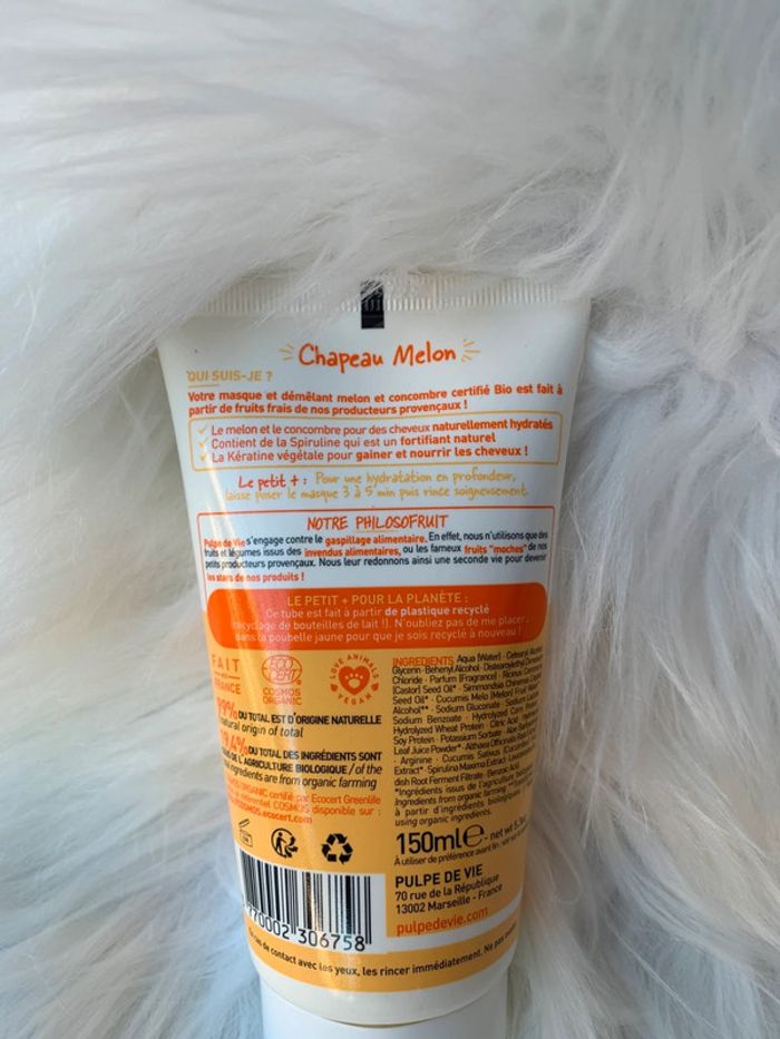 Masque démêlant hydratant bio 150 ml Pulpe de vie - photo numéro 4