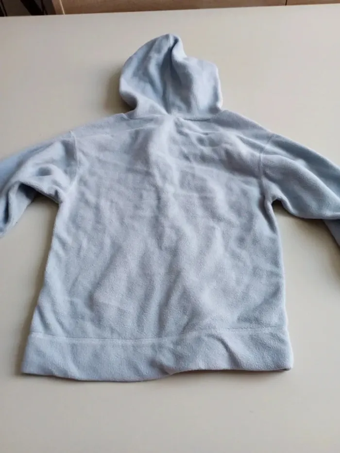 Gilet polaire bleu ciel à capuche girls 12 ans - photo numéro 8