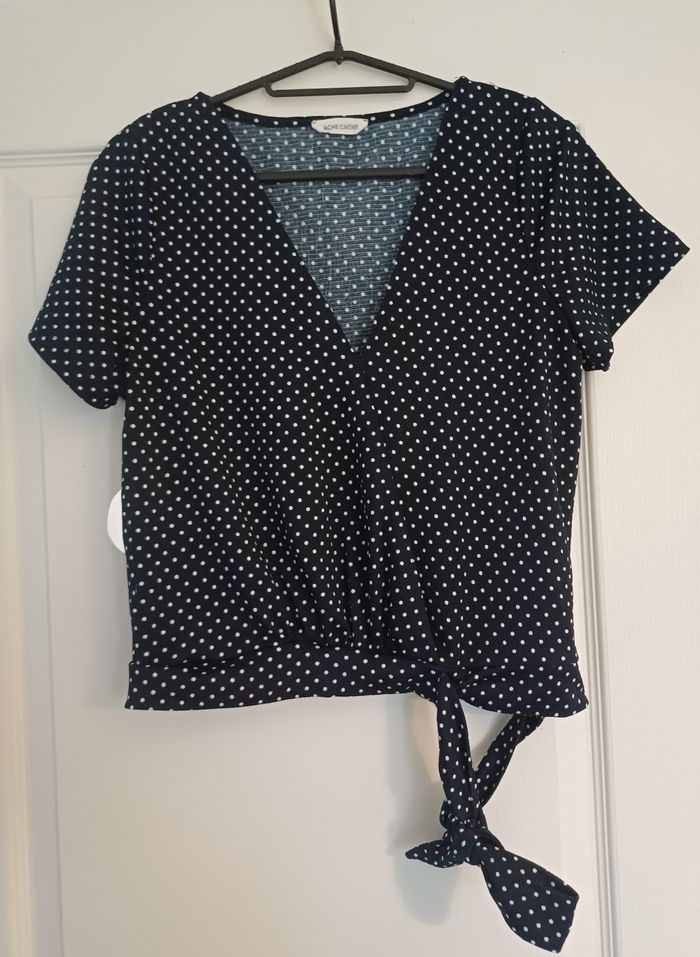 Haut fantaisie manches courtes