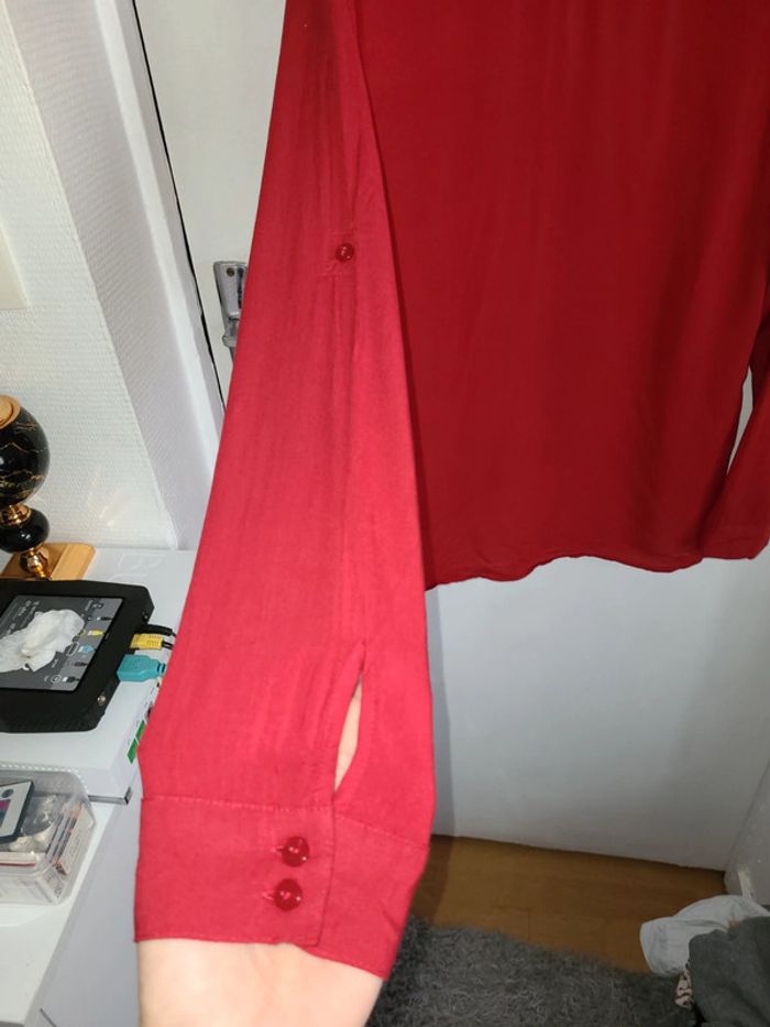 Chemise bordeaux - photo numéro 5