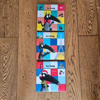 3 livres Le Loup qui