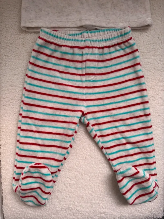 Pyjamas hiver 2 pièces • sergent major • taille 9 mois - photo numéro 5