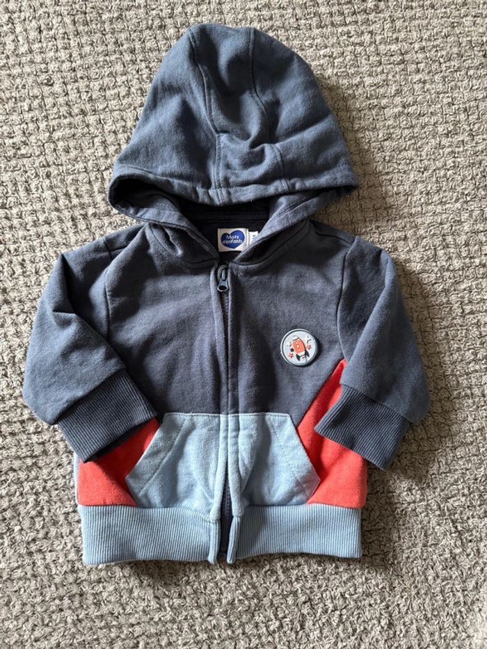 Gilet zippé (3mois)