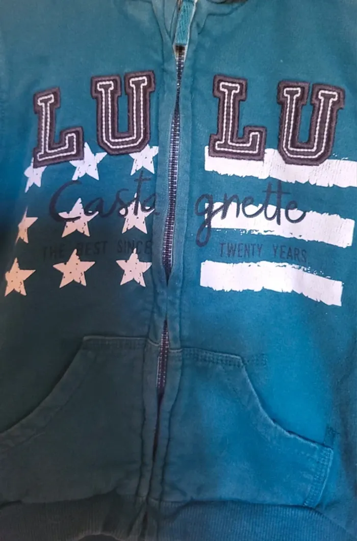 Gilet zippé capuche garçon Lulu Castagnette - photo numéro 4