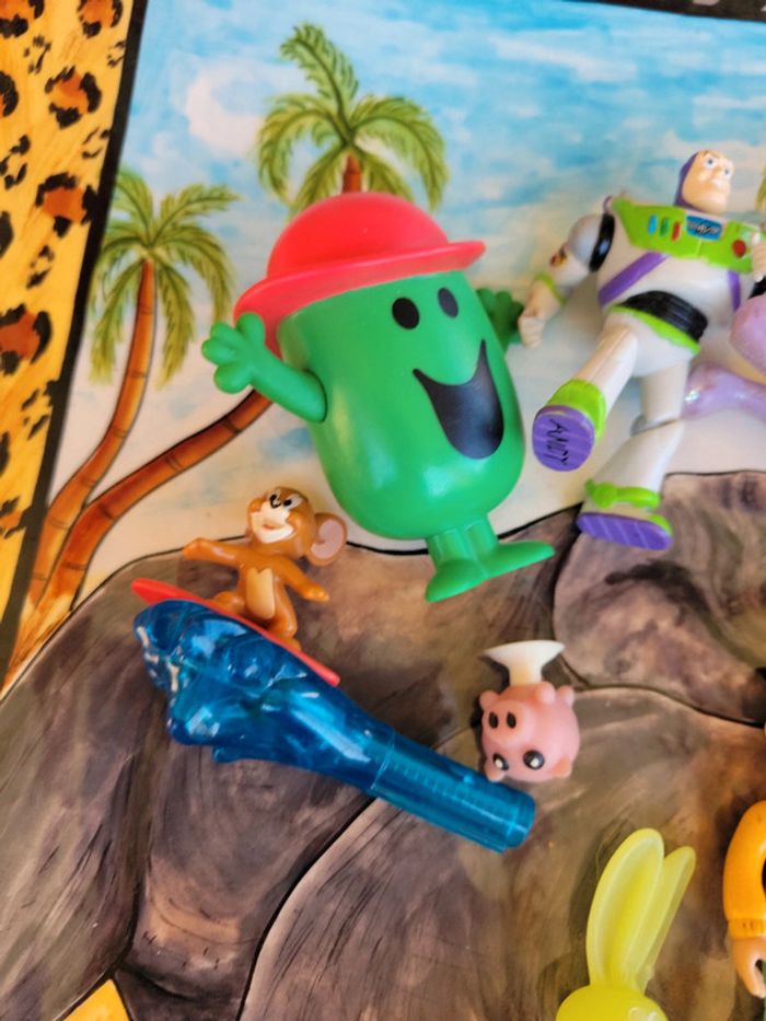 Gros lot figurine jouet dont cheval disney monsier dora picsou - photo numéro 13