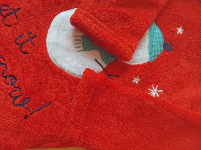 Pyjama Noël taille 12 mois velours - photo numéro 3