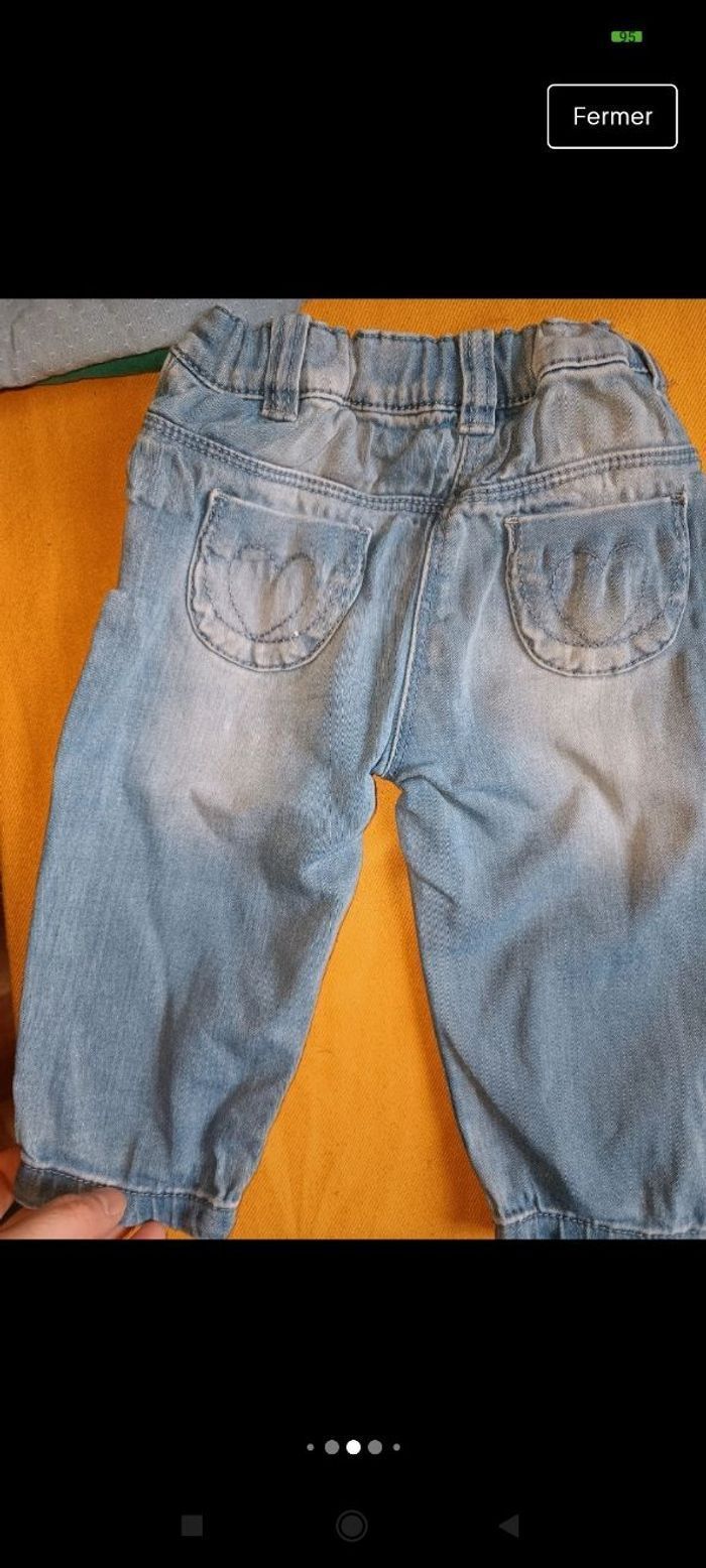 Lot pantalons fille 12 mois - photo numéro 4