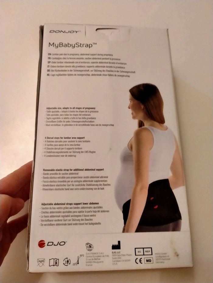 Ceinture de grossesse Donjoy MyBabyStrap - photo numéro 3