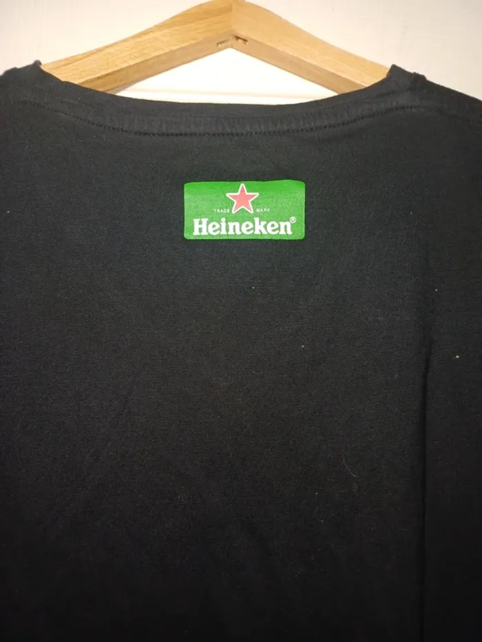 T-shirt unis  Vintage Heineken - photo numéro 4
