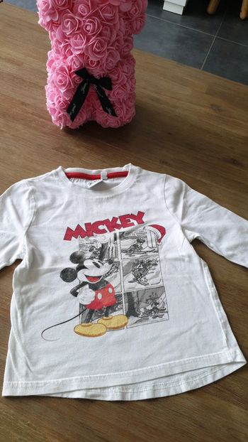 T shirt manches longues mickey 3ans