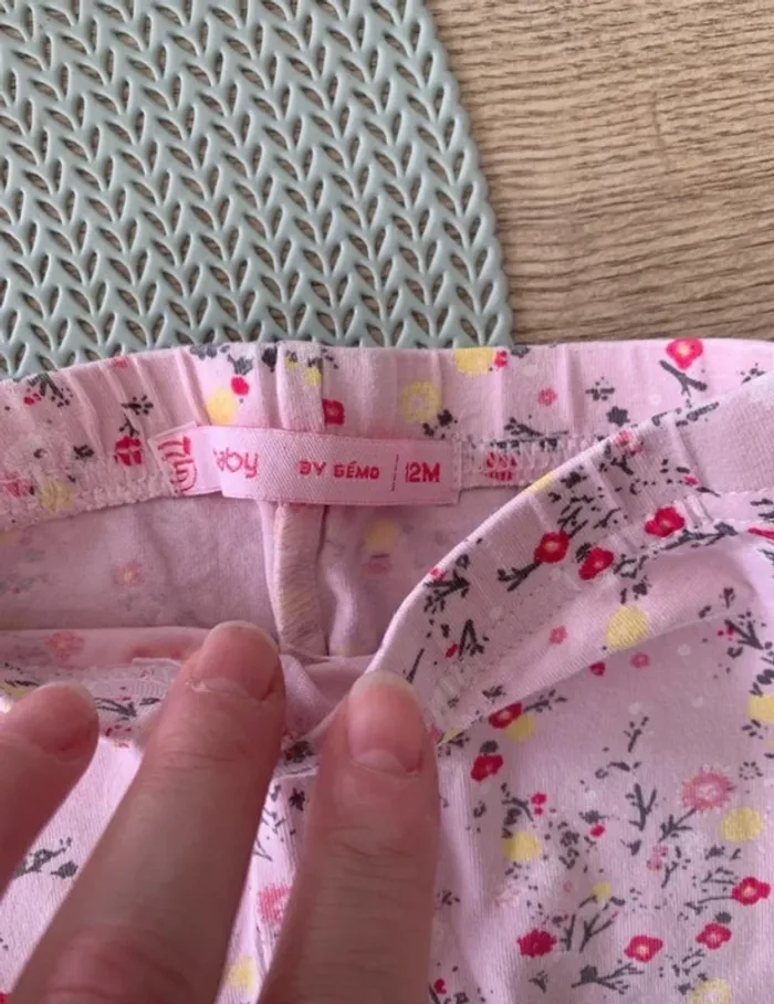 Lot de 5 leggings multimarques fille 12mois - photo numéro 6