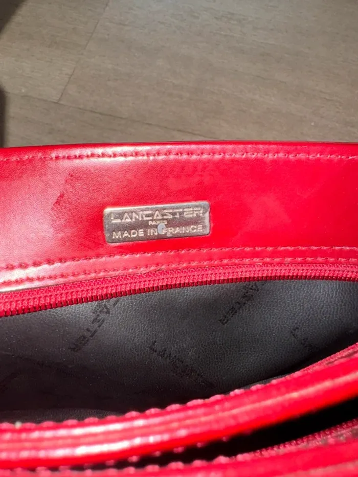 Sac Vinstage Lancaster rouge - photo numéro 5