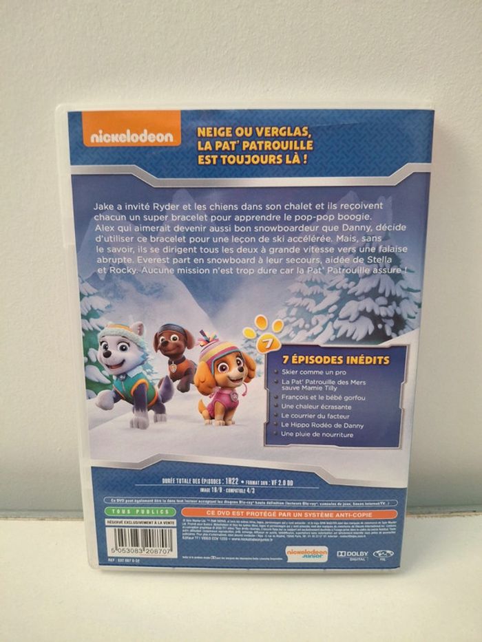 DVD Pat Patrouille Tempête de neige - photo numéro 2