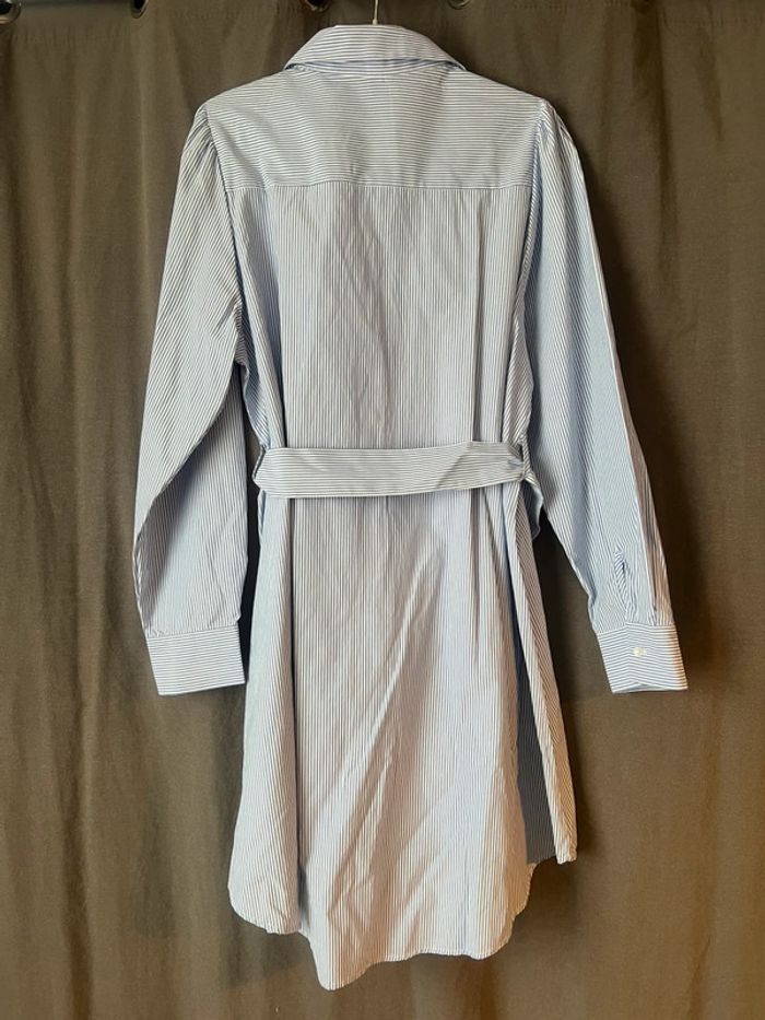 Robe chemise avec ceinture - photo numéro 4