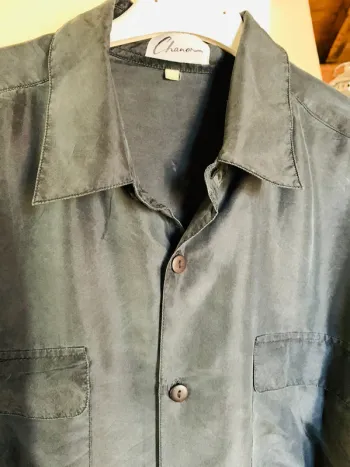 Chemise Bleue marine Chanon