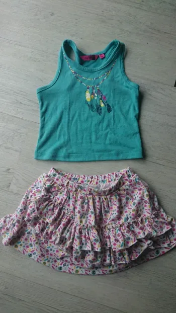 Ensemble " plumes" fille 4 ans
