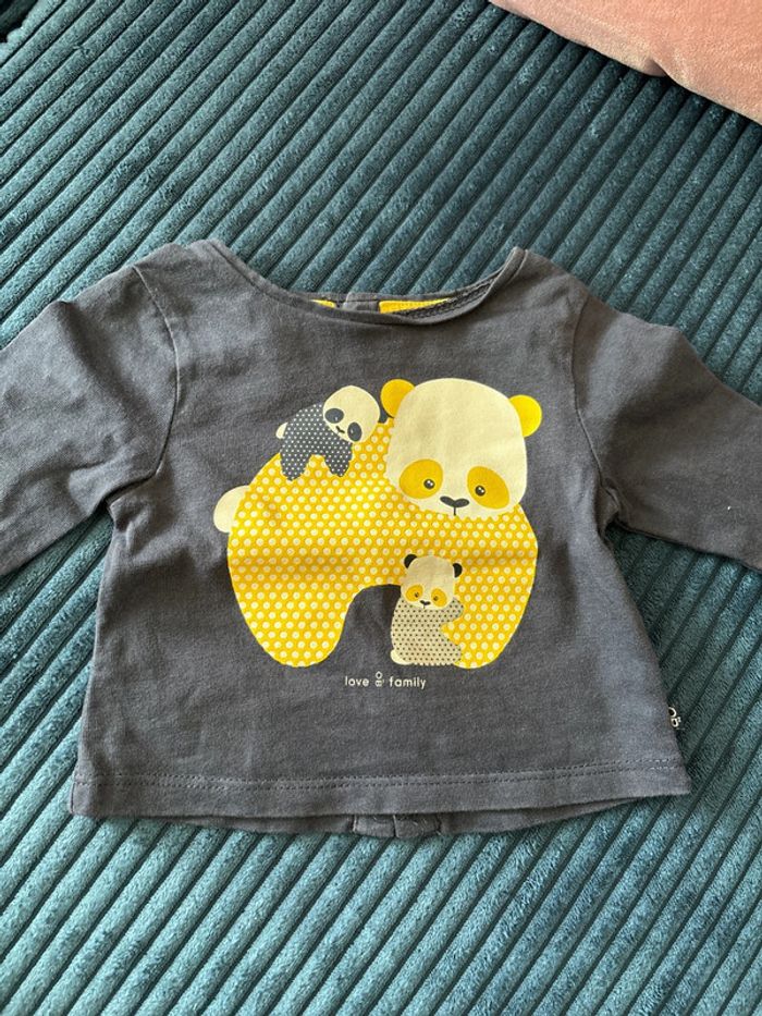 Lot de 2 tee-shirts 1 mois Obaïbi - photo numéro 5