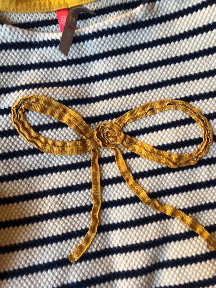 Robe tutu jaune à paillettes taille 23 mois - photo numéro 2
