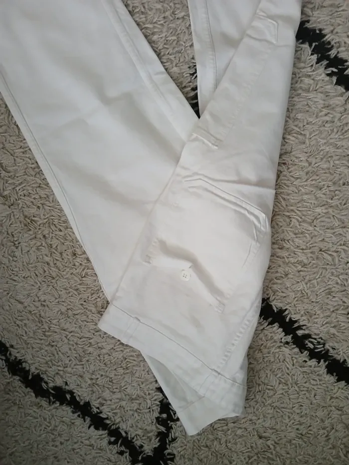 Pantalon de Travail blanc Sanfor Taille 40🌿🌈 - photo numéro 8