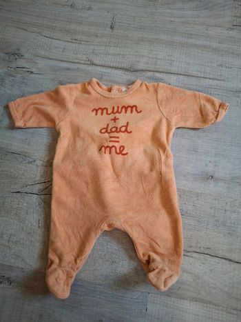 Pyjama mixte 1 mois