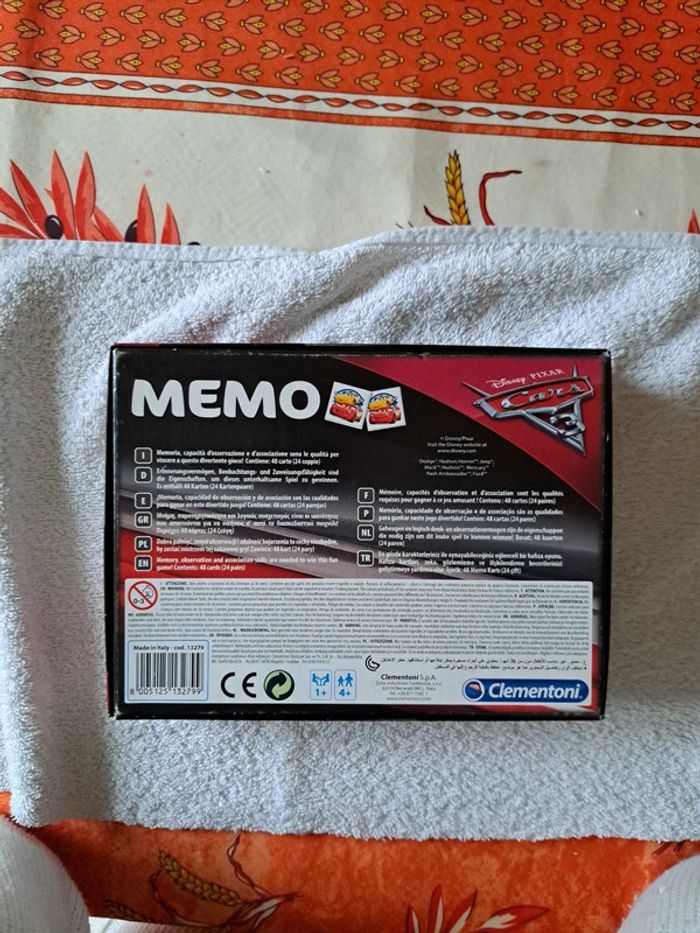 Memo cars disney pixar - photo numéro 2