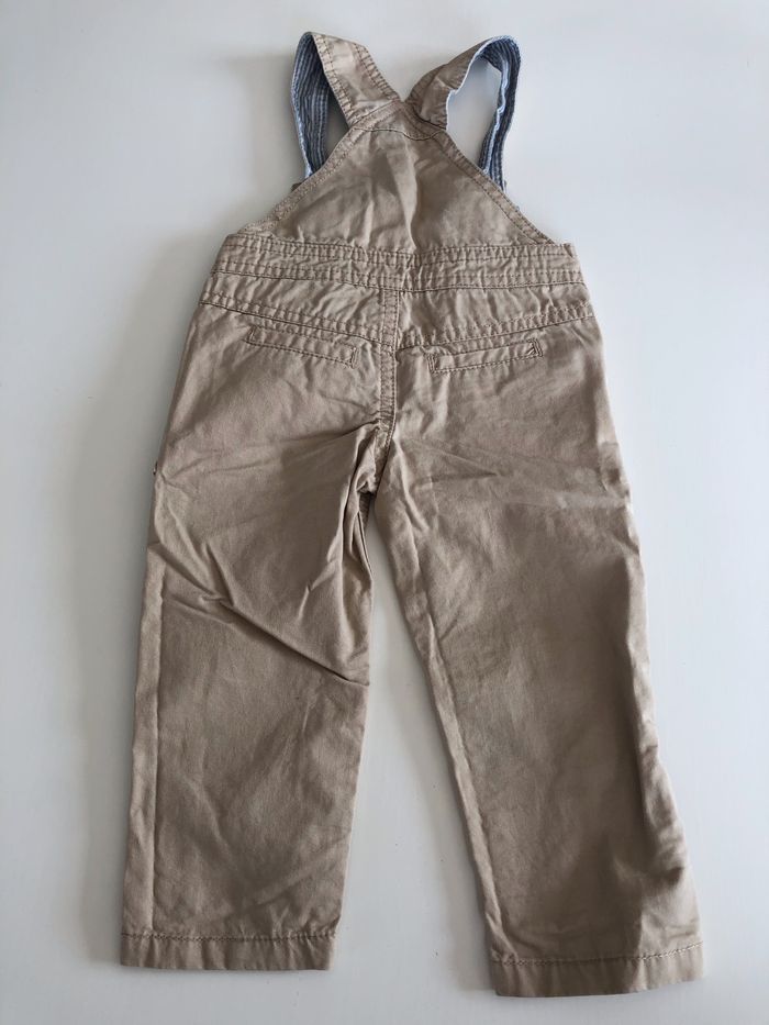 Pantalon bébé avec bretelles 6 mois - photo numéro 2
