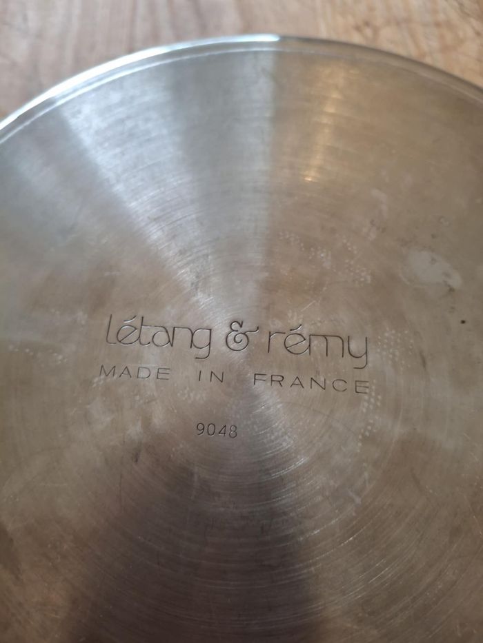 Poêle triplinox Letang et Rémy en inox 18/10 et cuivre 22cm made in France - photo numéro 4